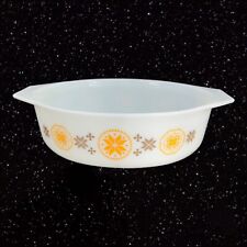 Vintage Pyrex Town & Country 2.5 Quart Casserole Oval Dish Without Lid Bowl VTG picture