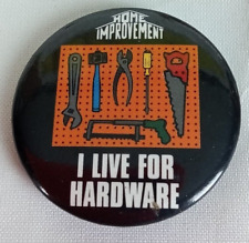 Home Improvement I Love For Hardware Logo Pin Button picture