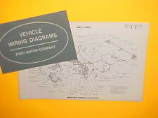 1963 FORD 300 GALAXIE 500 XL SUNLINER VICTORIA FACTORY ORIGINAL WIRING DIAGRAMS picture