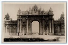 c1920s Dolmabahce Palace Main Entrance Constantinople Turkey RPPC Photo Postcard picture
