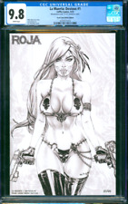 La Muerta Devious #1 EBAS Pearl Linen Bikini Edition Coffin Comics 2023 CGC 9.8 picture