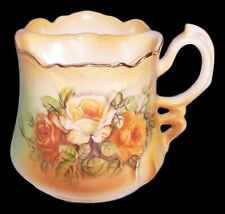Vintage Shaving Mug – Beautiful Golden Roses Bouquet Design - Brandenburg picture