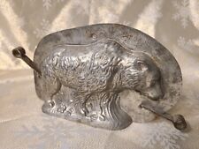 Antique Anton Reich Walking Bear Chocolate Mold Dresden Germany 8-1/2 X 5 inch picture