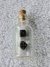 Minature Bottle With Dice Inside picture