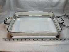 Vintage F.B. Rogers Silver Company Rectangular Frame for Chafing Dish ~9.5