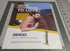 2019 Geico Insurance Gecko More Coverage to Love, Print Ad picture