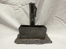 Business Card Holder James W. Tufts Silverplate Water Pump & amp; 1776 Trough picture