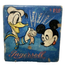 Donald Duck 1939 Pocketwatch AND BOX picture