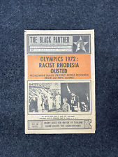 1972 Olympics Rhodesia Blacklist, Black Panther Vintage Newspaper, Black Excell picture