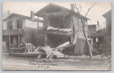 Great Flood of 1913 Flood Scene Dayton Ohio Antique Postcard - Unposted picture