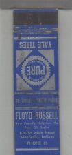 Matchbook Cover 1930s Floyd Russel Pure Gas Station Monticello OH picture