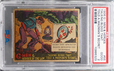 1936 Gum G-Men & Heroes of The Law - #55 G-Men Card Talking Blood That.. PSA 2 picture