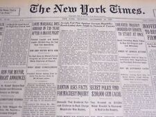 1929 SEPTEMBER 12 NEW YORK TIMES - LOUIS MARSHALL DIES ABROAD AT 73 - NT 6901 picture