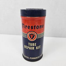 Vintage Large Firestone Tube Repair Kit Can picture