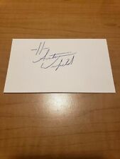ANTOINE WINFIELD - FOOTBALL - AUTOGRAPH SIGNED - INDEX CARD - AUTHENTIC- A6027 picture