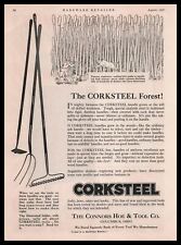 1927 Connors Hoe Tool Columbus Ohio Corksteel Handles Forest Hunter Cat Print Ad picture