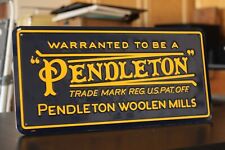 Pendleton Vintage Logo Wall Sign Metal, 24’’x 11.5’’ picture