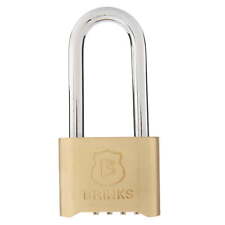 Brinks, Solid Brass, 50mm, Resettable Combination Padlock with 2in Shackle picture