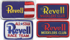 4 Revell Modeller Club Patches (1970s): Logo, Modellers Club, All-Star Race Team picture