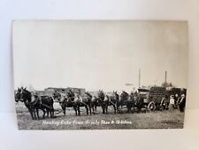 RPPC Oregon Wagon Team Hauling Coke Grants Pass To Takilma Early 1900's Antique picture