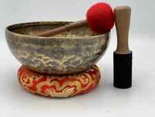 12 inches Stunning and rare Full moon singing bowl handmade Tibetan picture