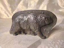Antique 19th Century Walking Bear Chocolate Mold Unmarked 6 X 4 In picture