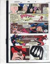 Original 1991 Daredevil 296 page 4 Marvel Comics color guide art: Garney/1990's picture