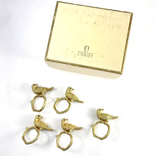 L'Objet Bird Jewels Napkin Rings with Swarovski Crystals - Set of 5 picture