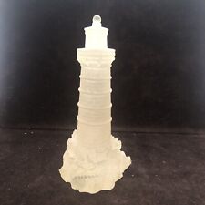 Beautiful Lucite Lighthouse 8 Inches Tall  picture