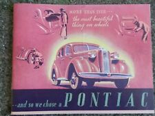 1936 PONTIAC SALES BROCHURE  '' GMH AUSTRALIAN ''   picture