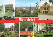 Postcard Germany Bielefeld Multiview Teutoburg Forest Europe Flowers picture