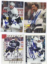 Charlie Huddy Signed / Autographed Hockey Card LA Kings 1993 Score picture