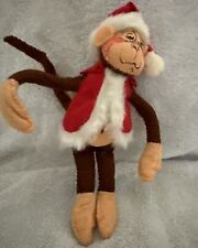 1970 Annalee Mobilitee Santa Monkey 7” Felt Poseable Figure Christmas  Vintage picture