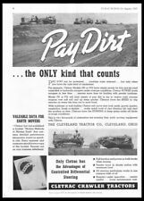 1937 Cletrac Crawler Tractors Dozers-Cleveland OH-1930s VTG photo trade print ad picture