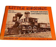 1970 Little Engines Shop Steam Driven Locomotives Vintage Catalog Backyard RR   picture