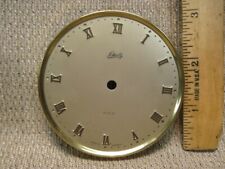 Vintage AUGUST SCHATZ & SOHNE # 53 Anniversary Clock Brass Dial & Hands picture