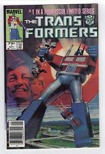 1984 MARVEL TRANSFORMERS #1 1ST AUTOBOTS & DECEPTICONS KEY HIGH GRADE NEWSSTAND picture