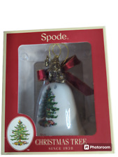 Spode 2012 China Christmas Tree Bell Ornament in Original Box Santa Claus picture