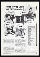 1942 Savings Electric Company Mine Light Power Stockholder Investor Print Ad Vtg picture