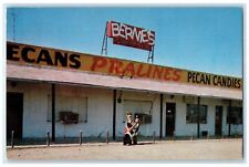 c1960s Bernie's Pecan And Gift Shop Roadside Adair Oklahoma OK Unposted Postcard picture