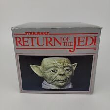 Vintage STAR WARS Return of the Jedi YODA Coffee Mug By Sigma NEW BOXED picture