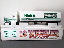 Hess 1992 Triuck, 18 Wheeler and Racer, Vintage, Boxed, Never Used picture