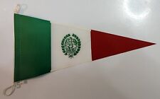 MEXICO 🇲🇽 VINTAGE FLAG PENNANT CIRCA 1960's (NEW OLD STOCK) picture