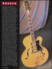 The 1959 Epiphone Emperor vintage guitar 1997 history article / pin-up photo picture
