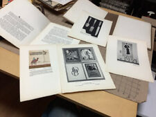 1930 Annual of the Massachusetts School of Art complete 8 booklets, prints, card picture