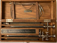 Vintage Brown-Buerger Cystoscope Original Wood Case Wappler Electric Co.New York picture