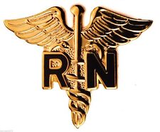 Registered Nurse RN Caduceus Hat or Lapel Pin HON14841 F3D21D picture