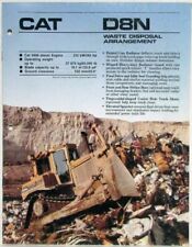 1988 Caterpillar D8N Waste Disposal Arrangement Sales Brochure picture