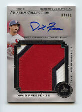 David Freese 2013 Topps Museum Collection Auto Jumbo Patch/10 Logo Cardinals SP picture