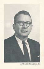1968 Melville Broughton for governor - postcard unmailed North Carolina NC picture
